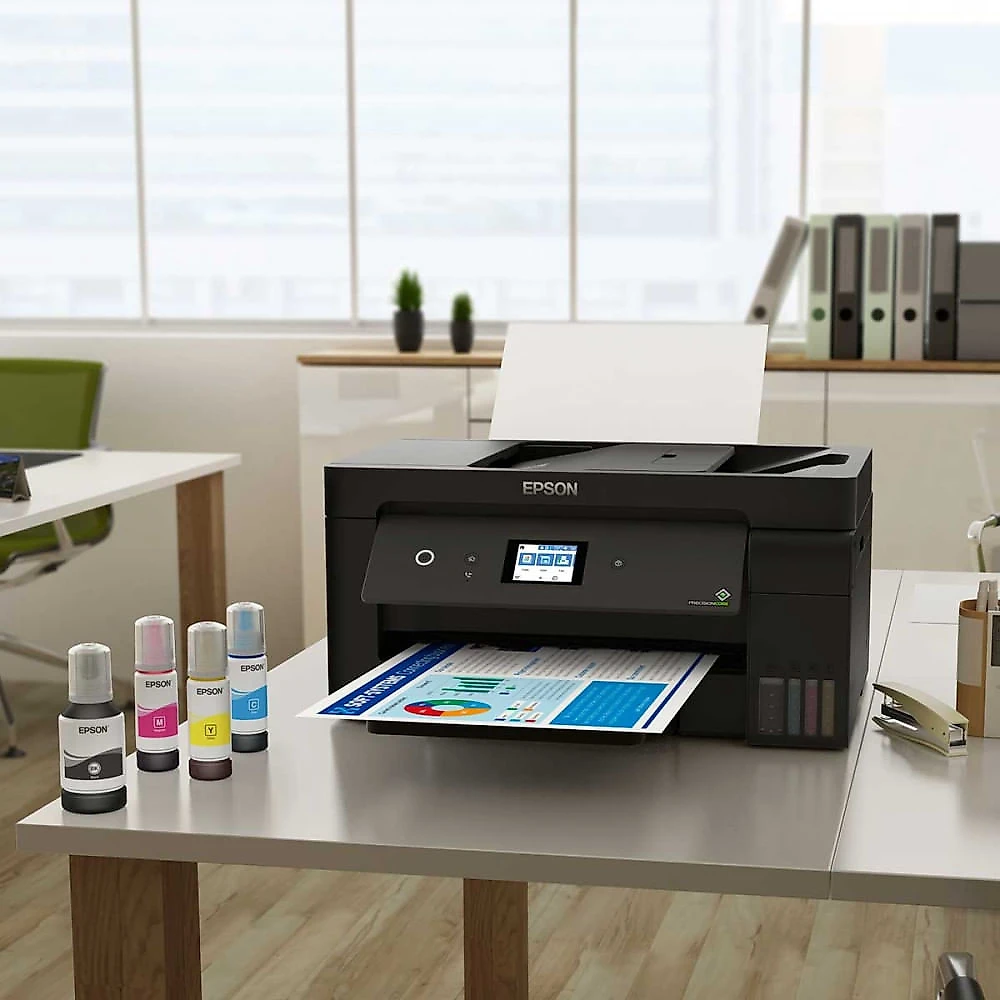 Impressora Multifuncional Epson ECOTANK L14150 Jato de tinta Wi-Fi + Ethernet¹ Preto