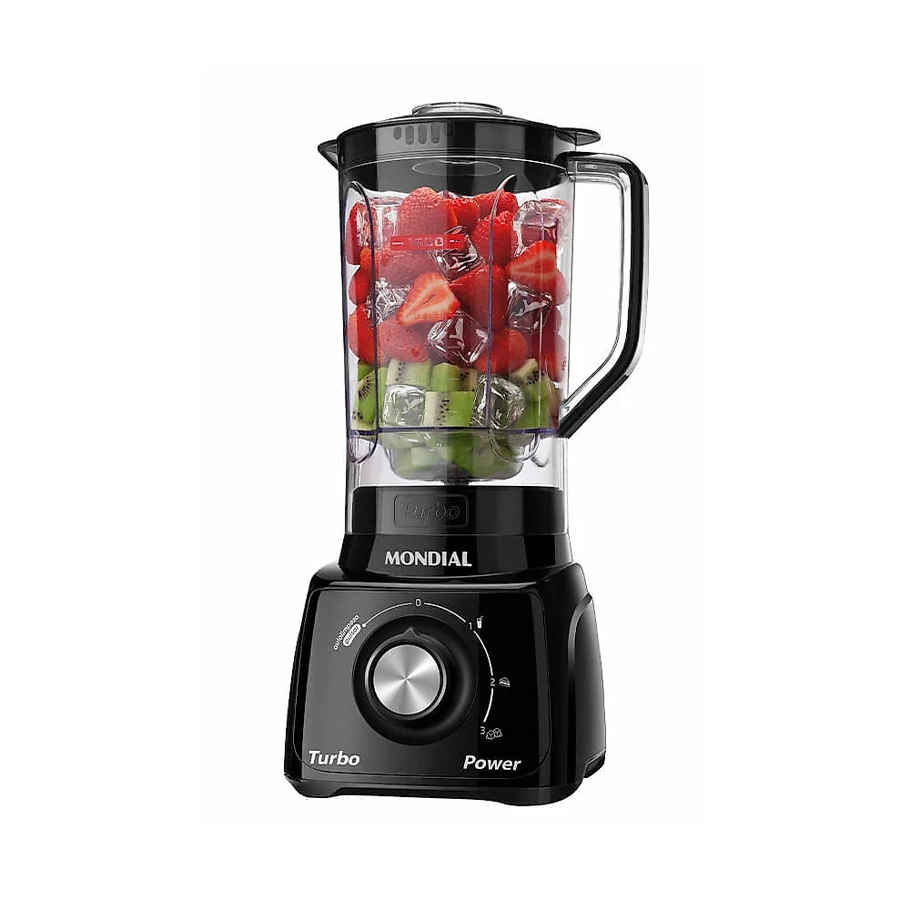 Liquidificador Mondial Turbo Power L-99 FB Preto - 127V 110V