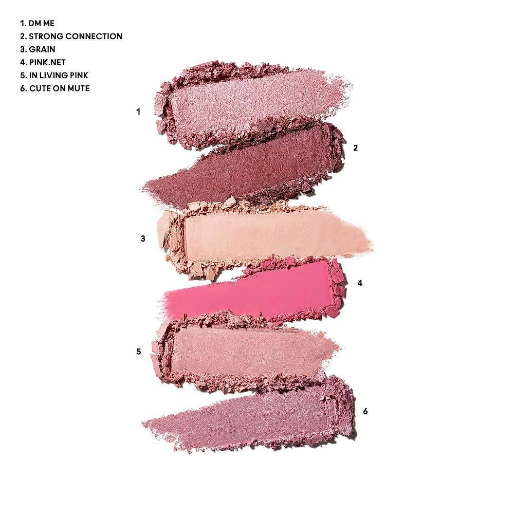 Paleta de sombras mac connect in colour eye shadow palette rose lens 1 un