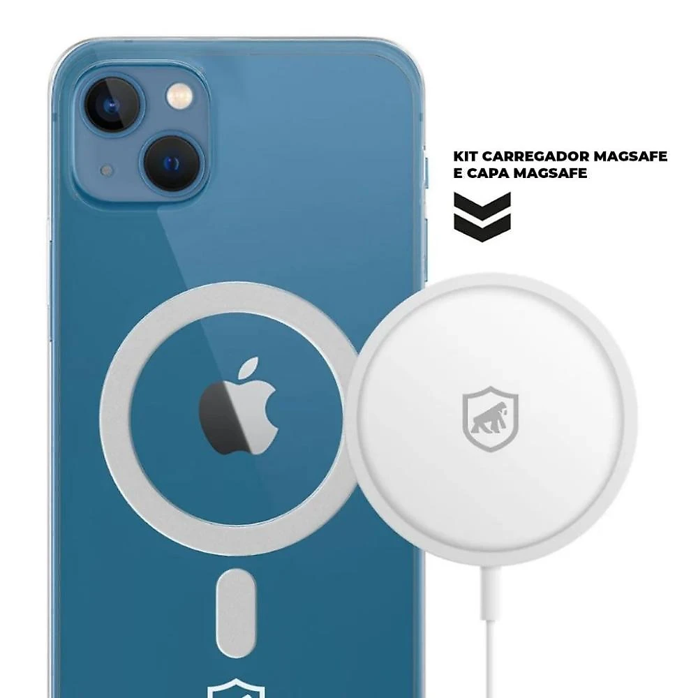 Kit Magsafe - Carregador e Capa para iPhone 13 - Gshield