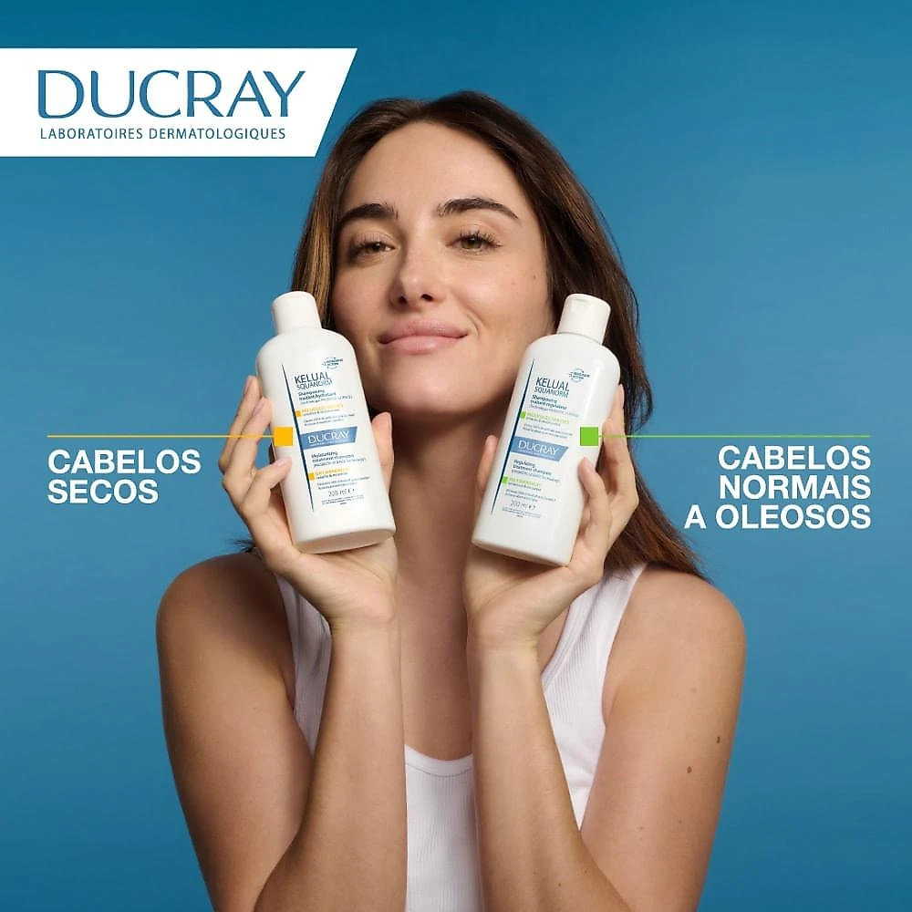 Ducray kelual s squanorm shampoo anticaspa para cabelos secos 200ml