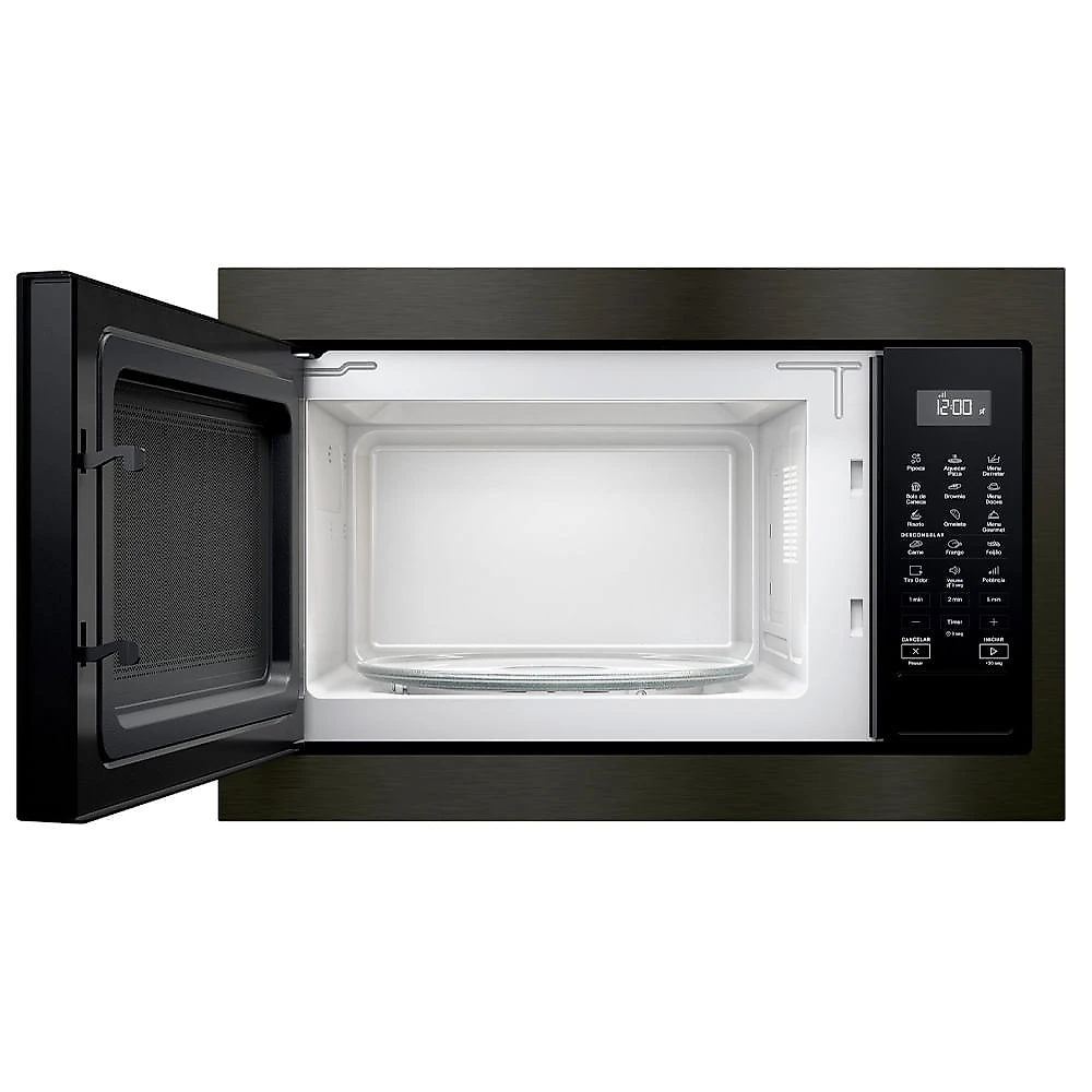 Micro-ondas de Embutir Brastemp Eclipse Collection com 32 Litros de Capacidade Black Inox - BM146AP 110