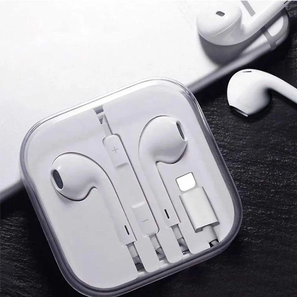 Fone de Ouvido in-ear Aquilae Lightning Iphone 7 8 Plus X XS Max XR 11 12 13 14 15 16 com Microfone