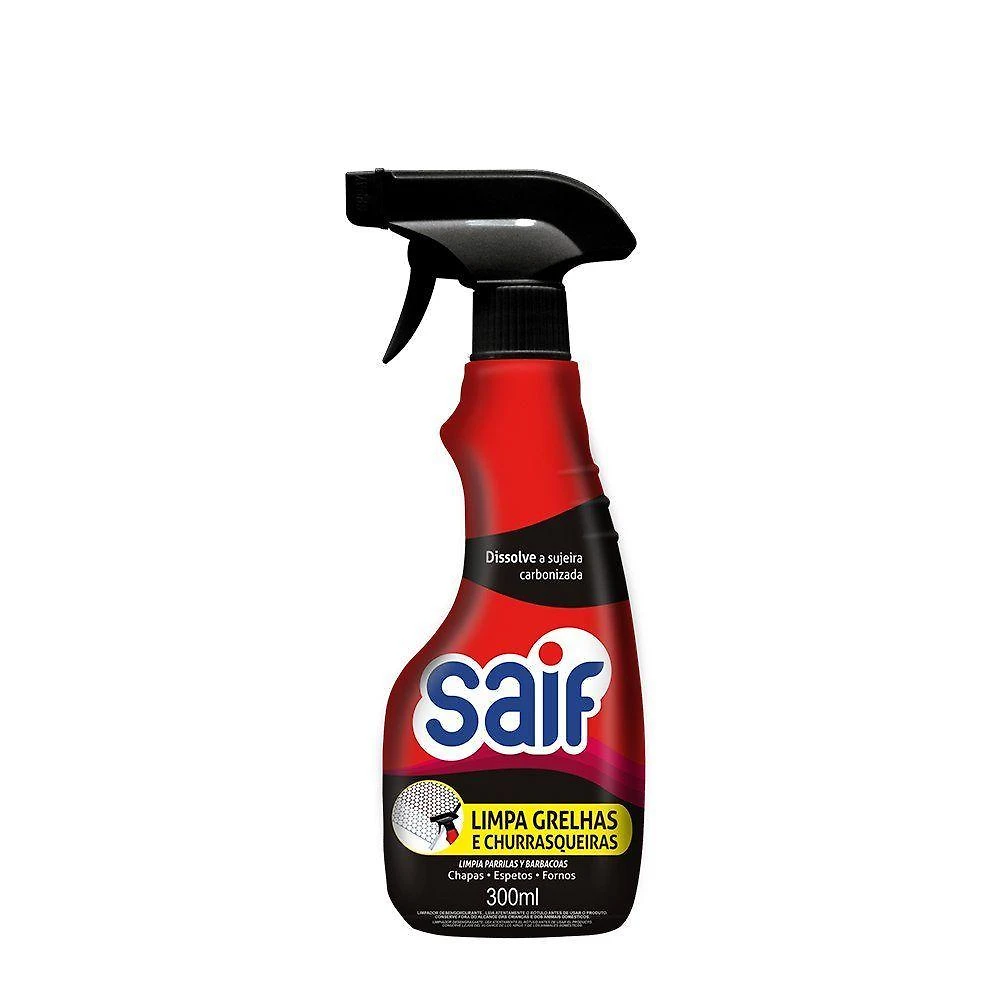 Limpa Grelhas E Churrasqueiras Saif 300ml