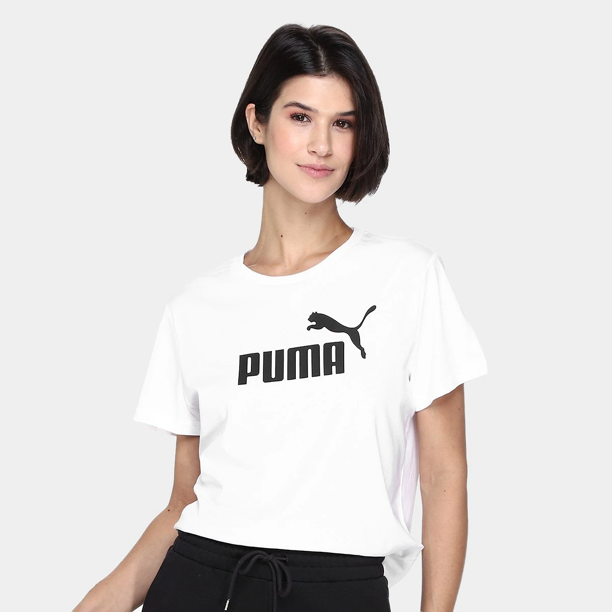 Camiseta Puma Logo N. 1 Feminina