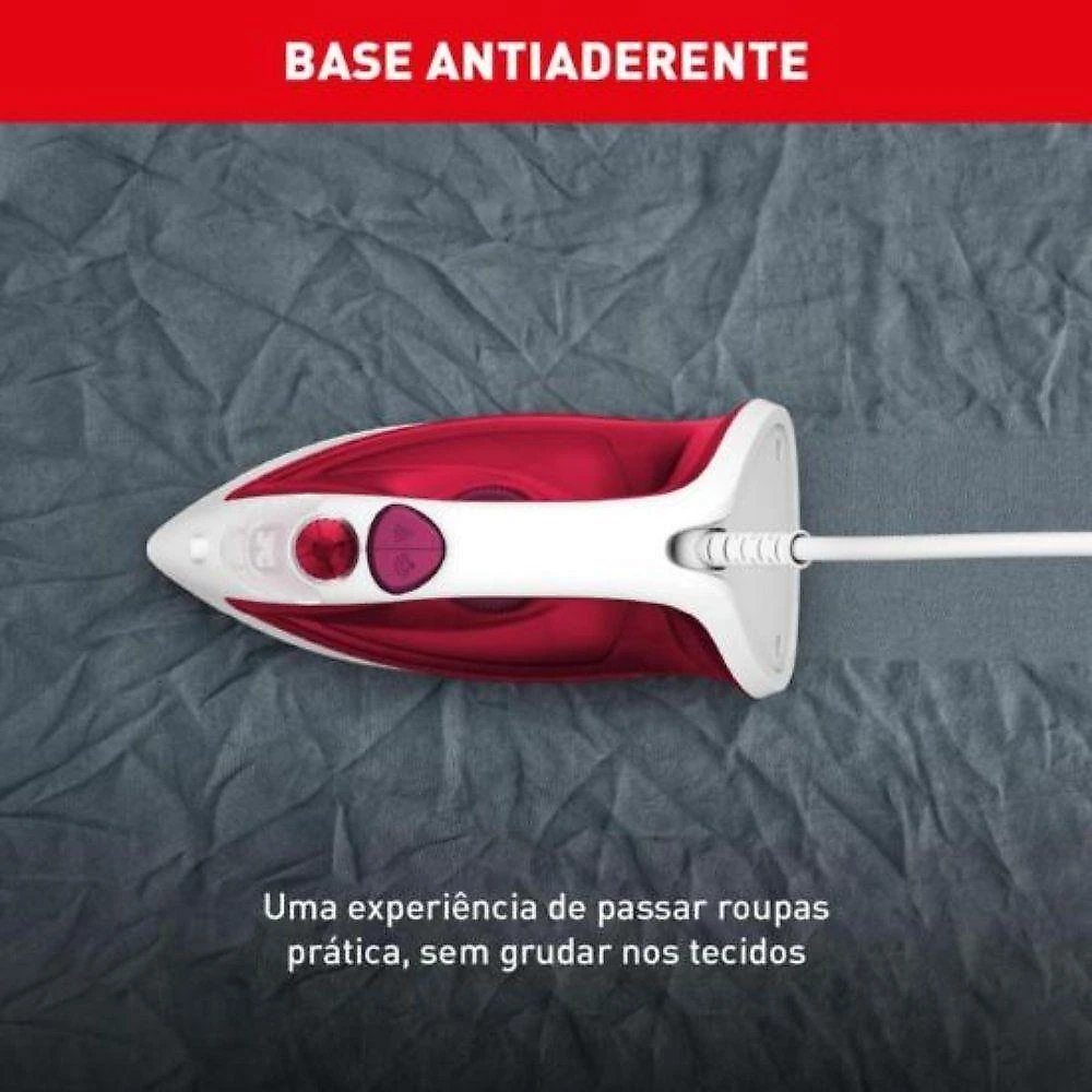 Ferro a Vapor Arno Essentialgliss Base Antiaderente 1100W 110V