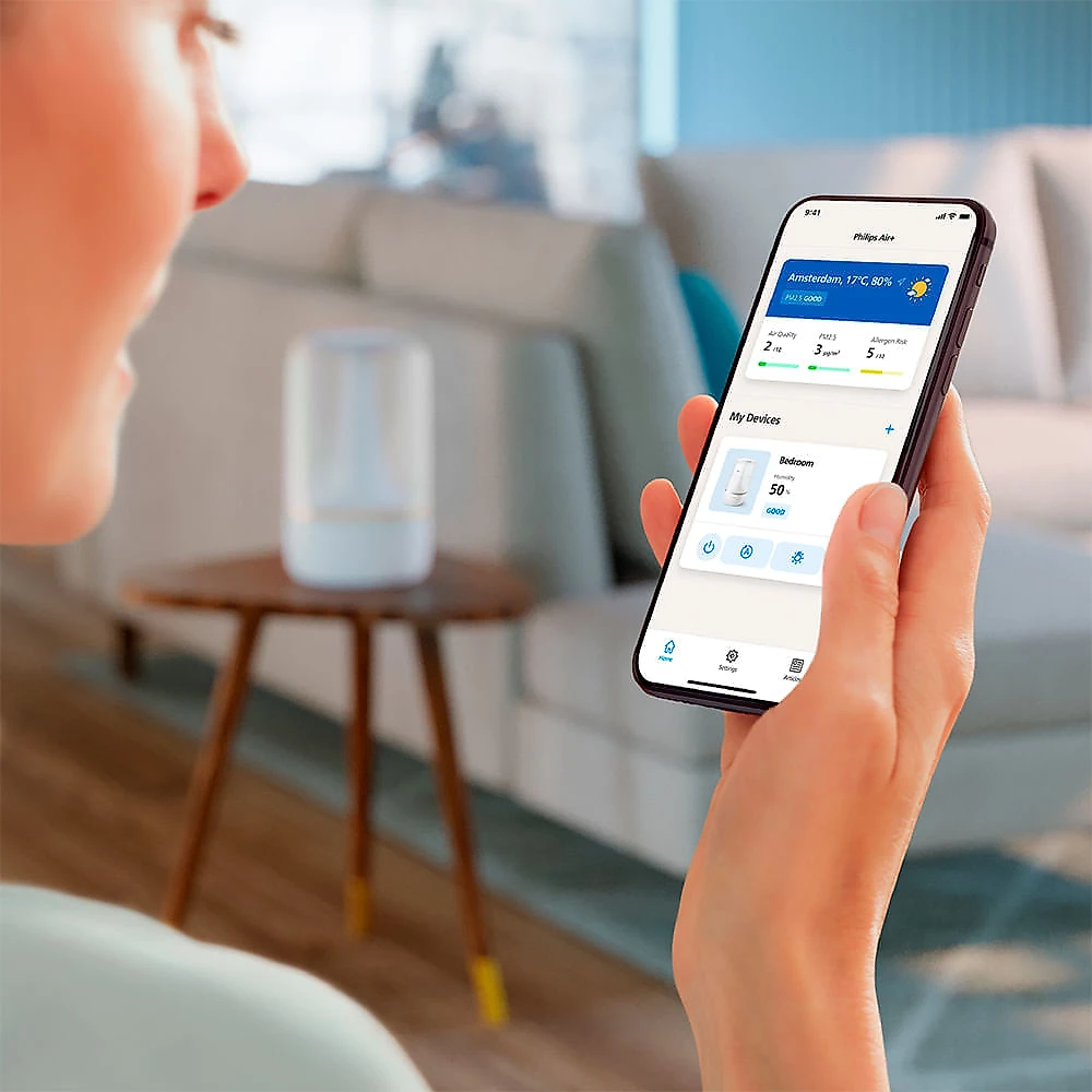 Umidificador de Ar Philips Série 1000 com 3 Litros - HU1510/04 Bivolt