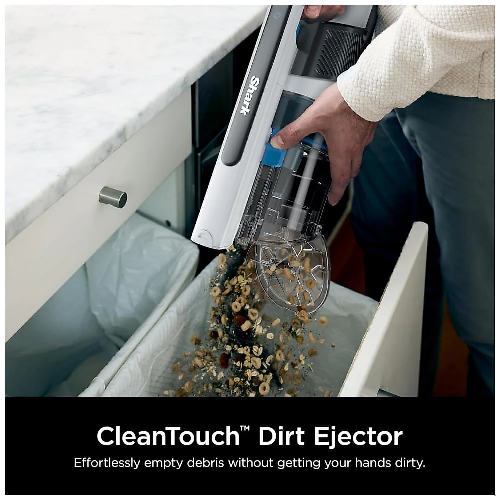 Aspirador de Pó sem Fio Shark PowerPro Flex Reveal Plus, Tecnologia DirtReveal FloorDetect, Filtro HEPA, para Carpetes e Pisos Duros