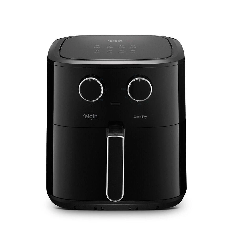 Fritadeira sem Óleo Air Fryer Elgin Octo Fry 8L 1800W Preto 220V