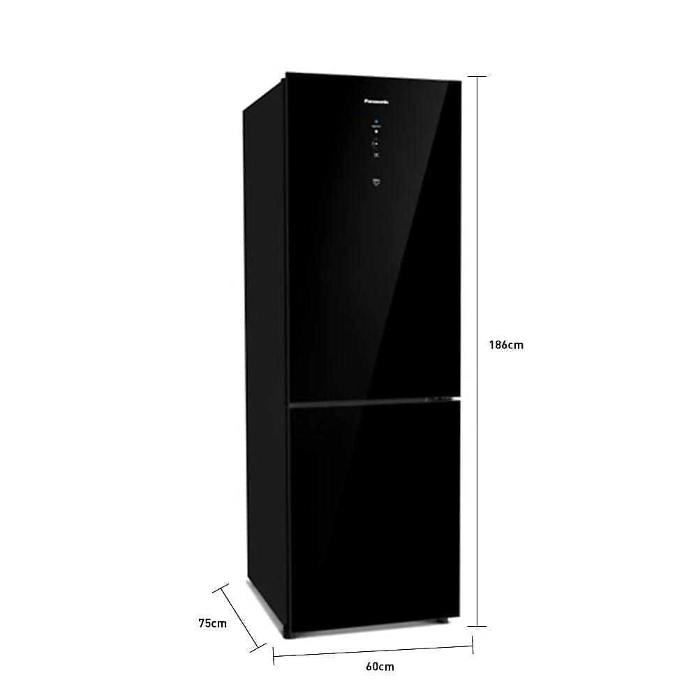 Miniatura Geladeira Panasonic Frost Free 407L A Black Glass - NR-BB41GV2B NR-BB41GV2BA