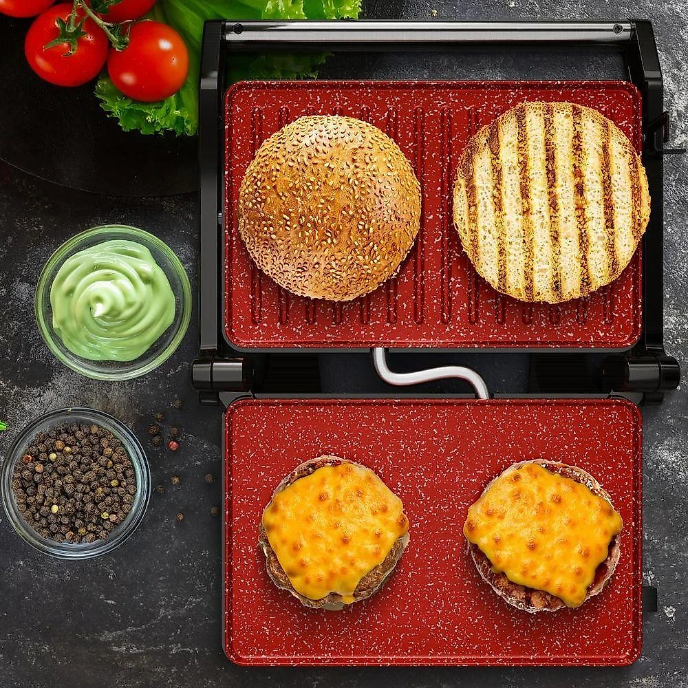 Grill E Sanduicheira Britânia 2 Em 1 Abertura 180o BGR28A 220V