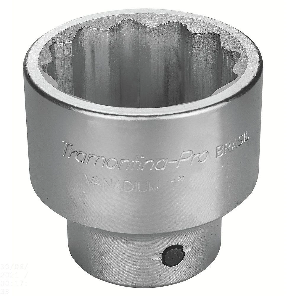 Soquete Estriado Aço Cromo Vanádio 70mm - Encaixe 1 Tramontina