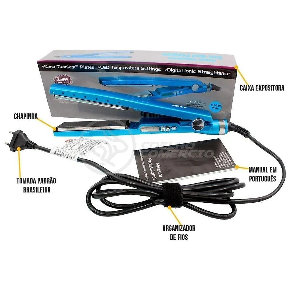 Prancha Chapinha Profissional Titanium Bivolt Nº23 Bivolt