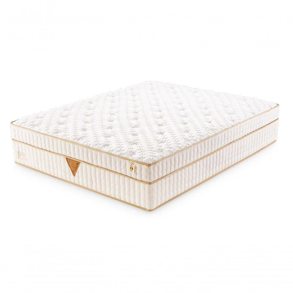 Colchão Qgel Pocket - Latex Com Cobre Sobre Molas Medida Queen 158x198cm Opcionais Sem Opcionais