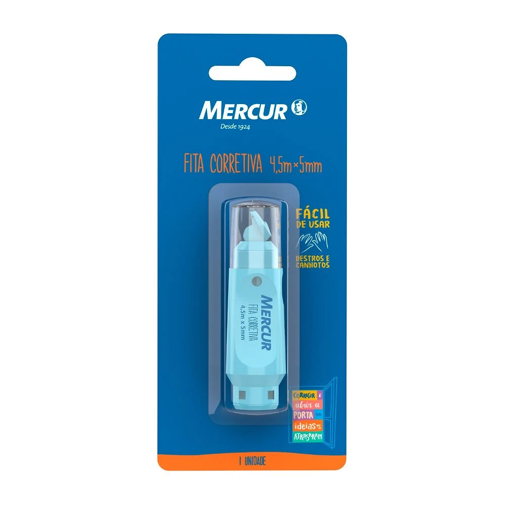 Fita Corretiva Mercur 4,5m x 5mm com 1 Unidade