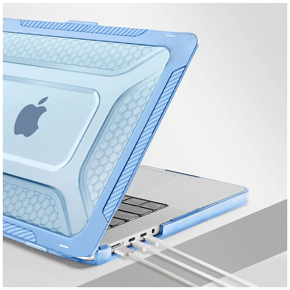 MOSISO Capa Rígida para MacBook Pro 16" 2025-2021, TPU Anti-Choque com Kickstand e Teclado, Air Blue