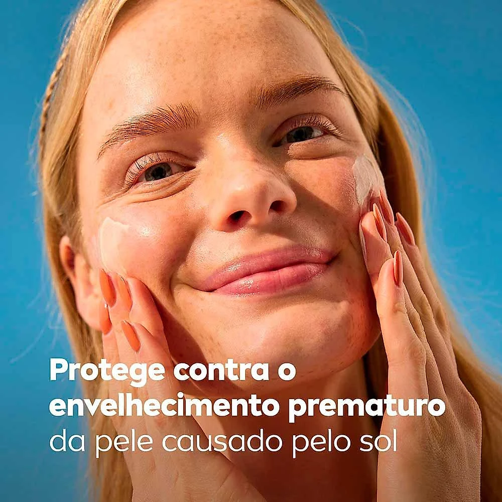 Nivea sun protetor solar uv face controle de oleosidade fps 60  50ml clara