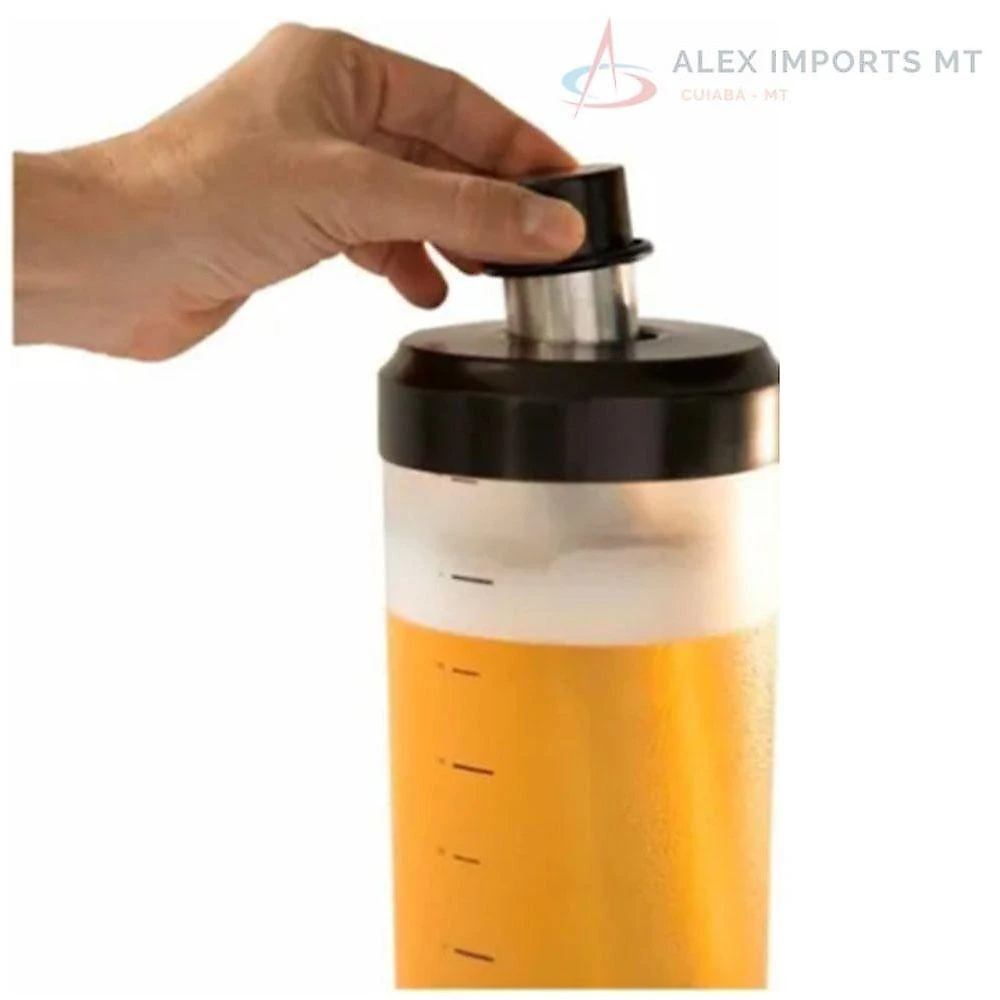 Torre Chopp 2 Litros Com Refil Tubo Em Gel Copo Removivel