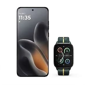 Kit Motorola Edge 70 Fusion 256GB 5G com Smartwatch Moto Watch Fit GPS Verde