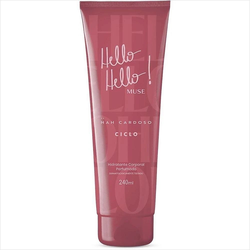 Kit Deo Colônia + Hidratante Hello Muse com Fragrância Eau de Toilette Rosa Ciclo Cosméticos 100ML