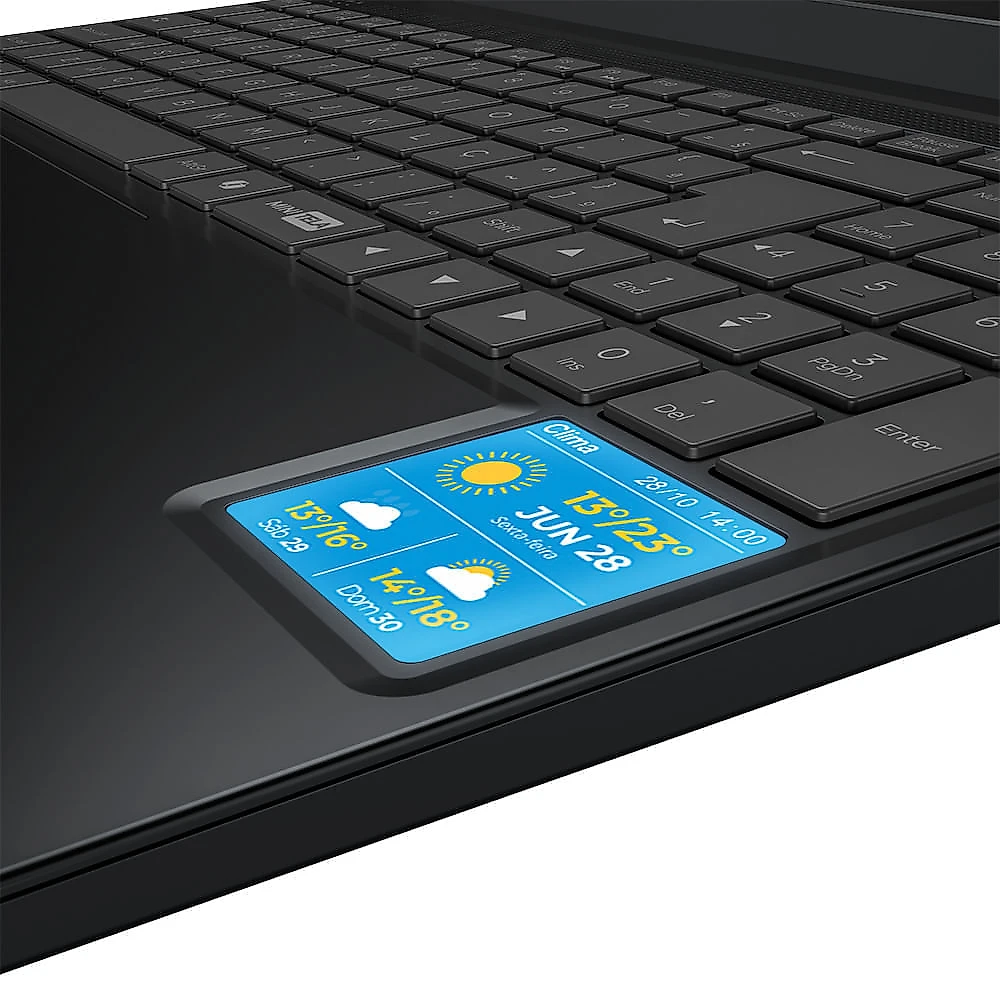 Notebook Positivo Vision C15M Intel® Celeron® N4500 Linux 8GB RAM 256GB eMMC 15.6" Full  HD IPS – Minitela - Cinza