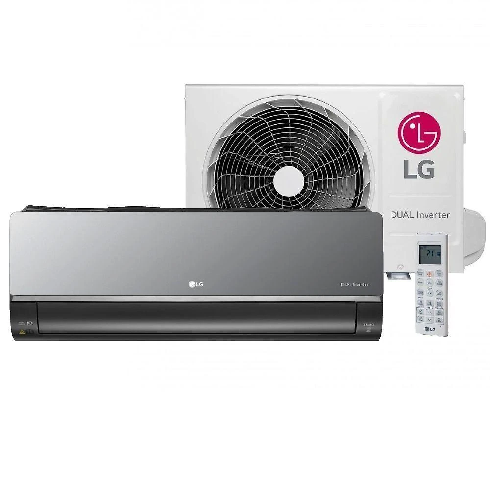 Ar-condicionado lg dual inverter voice +ai artcool 24.000 btu  quente-frio 220v - s3-w24k2r7a