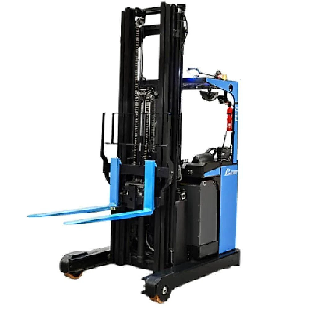 Empilhadeira Retratil PR1760 Capacidade 1700kg Elevacao 6000mm Operador Sentado Paletrans