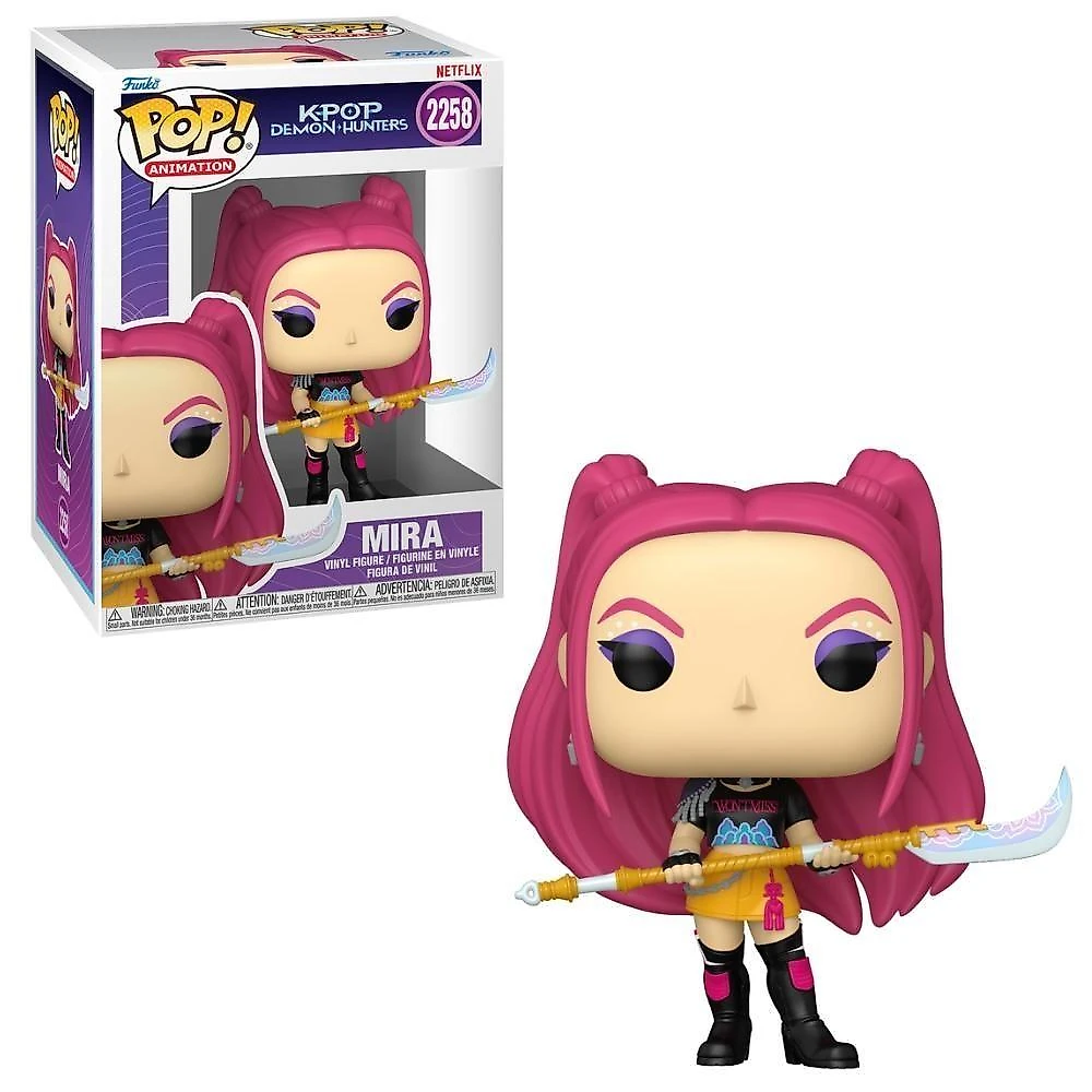 Kit Boneco Funko Pop! Guerreiras Do K-pop - Mira+ Chaveiro