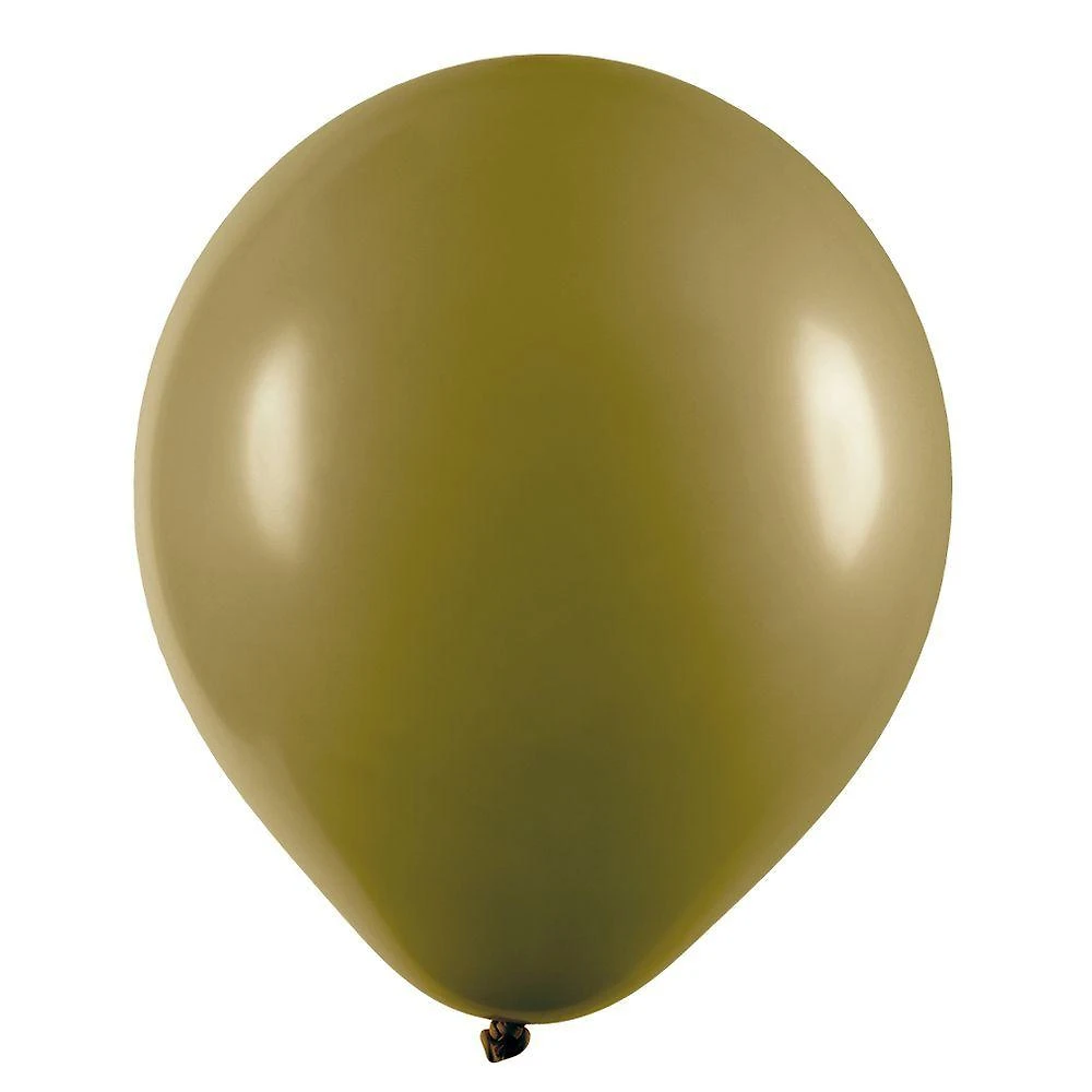 Balão De Látex Verde Oliva - 9 Polegadas - 50 Unidades