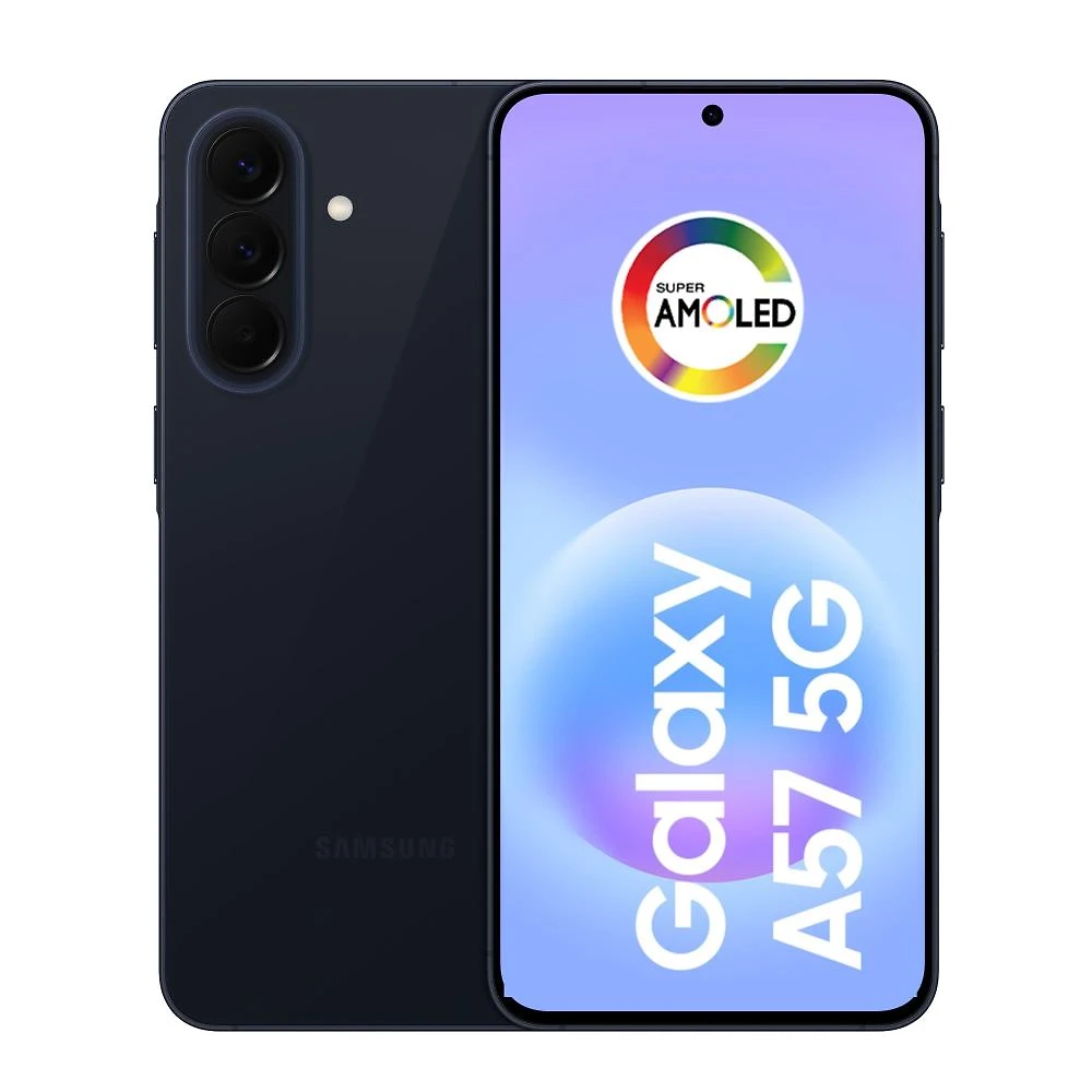 Smartphone samsung galaxy a57 5g tela 6.7" 128gb câmera 50mp azul escuro