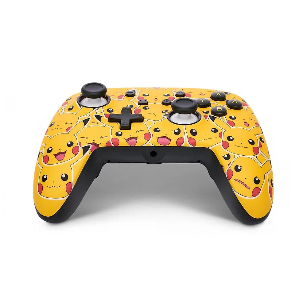 Controle com fio PowerA Enhanced para Nintendo Switch Pikachu Moods com entrada de áudio e botões avançados mapeáveis