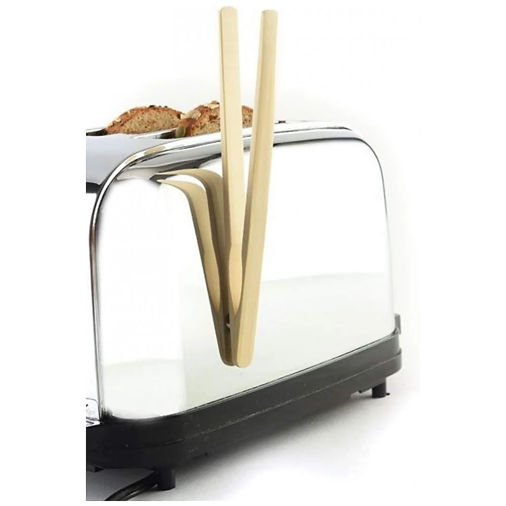 Torradeira Smeg TSF01BLUS Retrô 50's 2 Fatias Preto com Pinça Bambu 220V