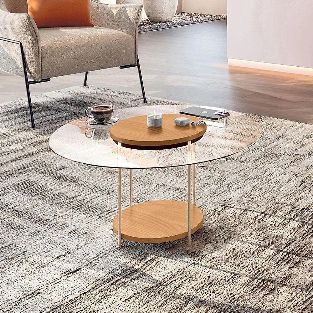 Painel Suspenso Lets Cinamomo Off White Com Mesa De Centro Sky Com Tampo De Vidro Cinamomo - Hb Móveis webcontinental-7901092237639