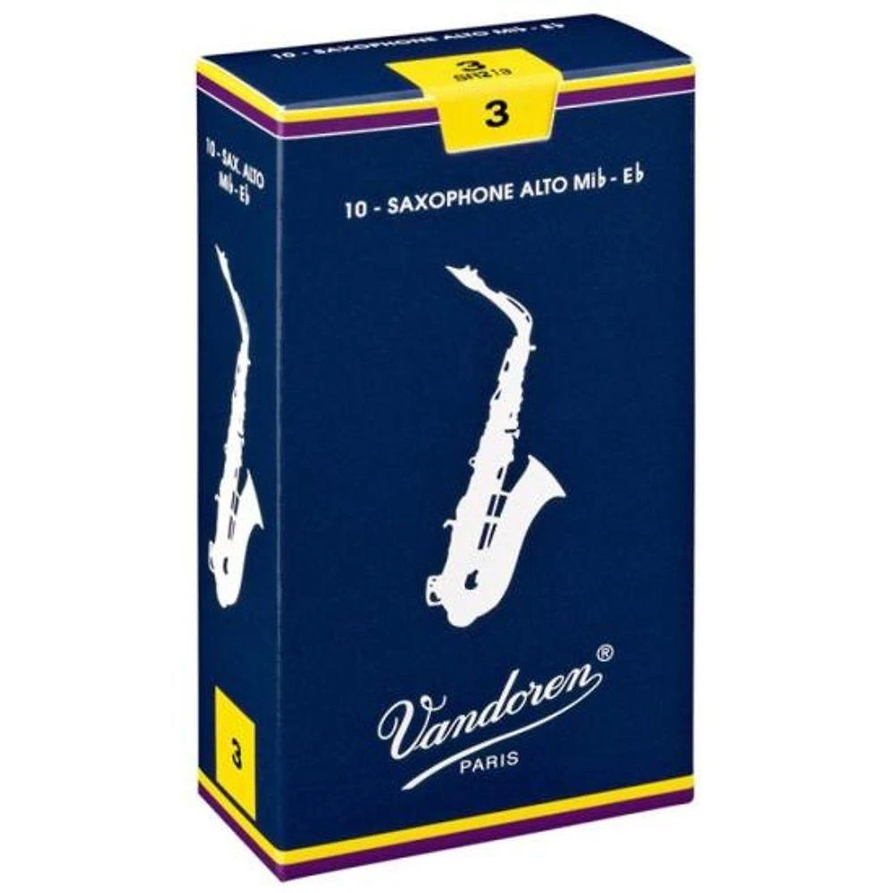 Palheta para Saxofone Alto SR213 Dureza 3 com Alta Qualidade para Músicos Exigentes Vandoren