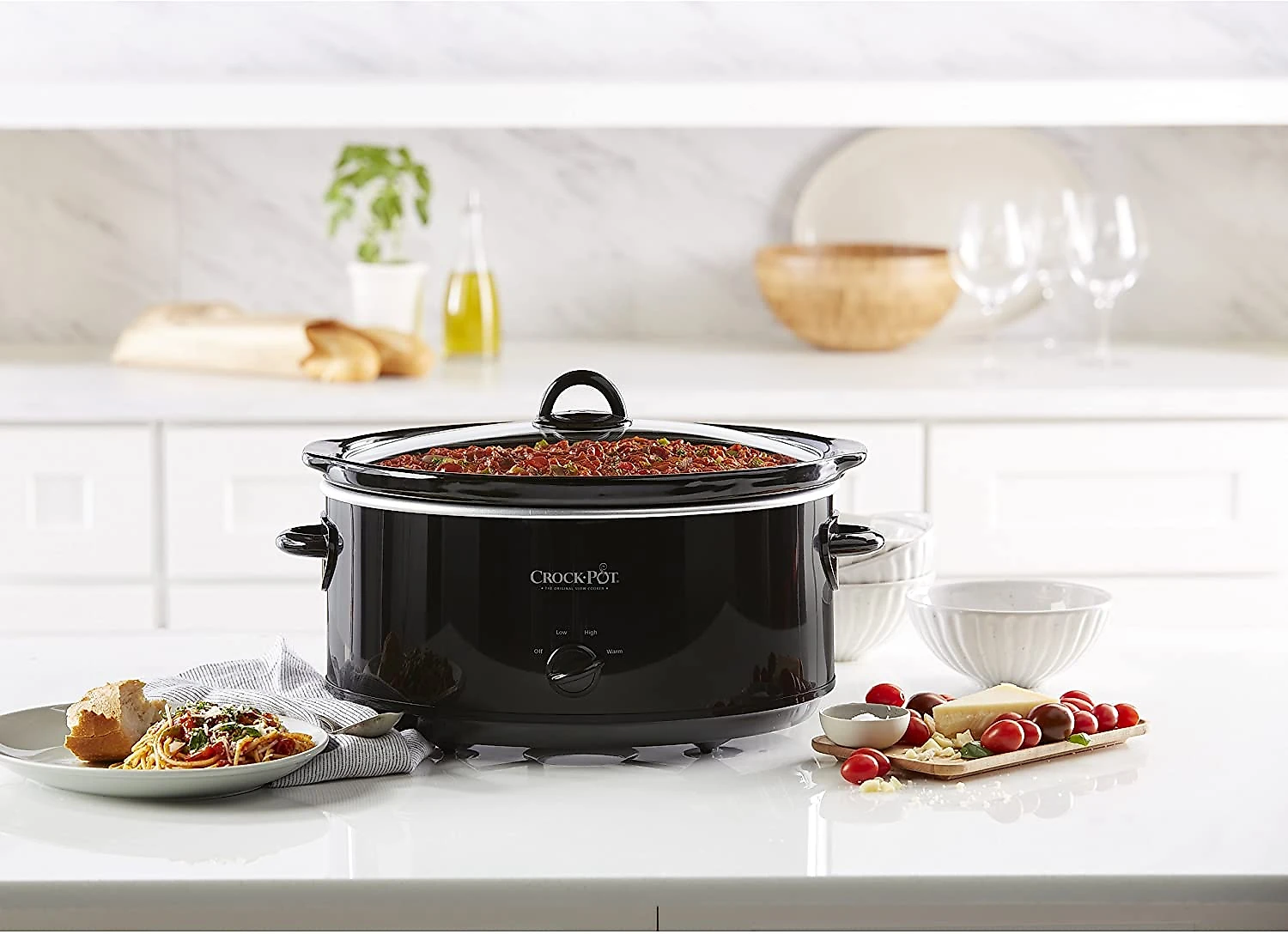 CrockPot SCV800B Panela Elétrica Multifuncional 8L Aço I noxidável com Controle de Temperatura 110V Preta