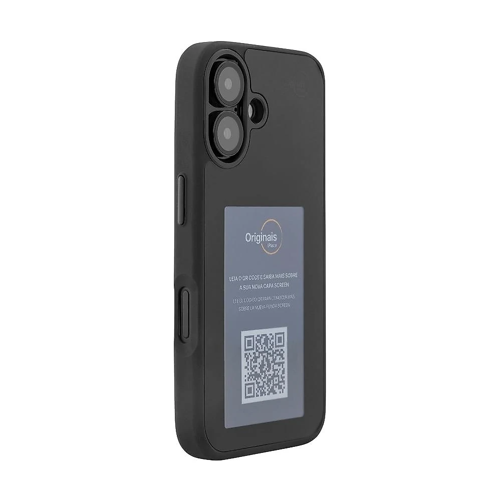 Capa iPhone 16 Originais iPlace, Screen Preta  