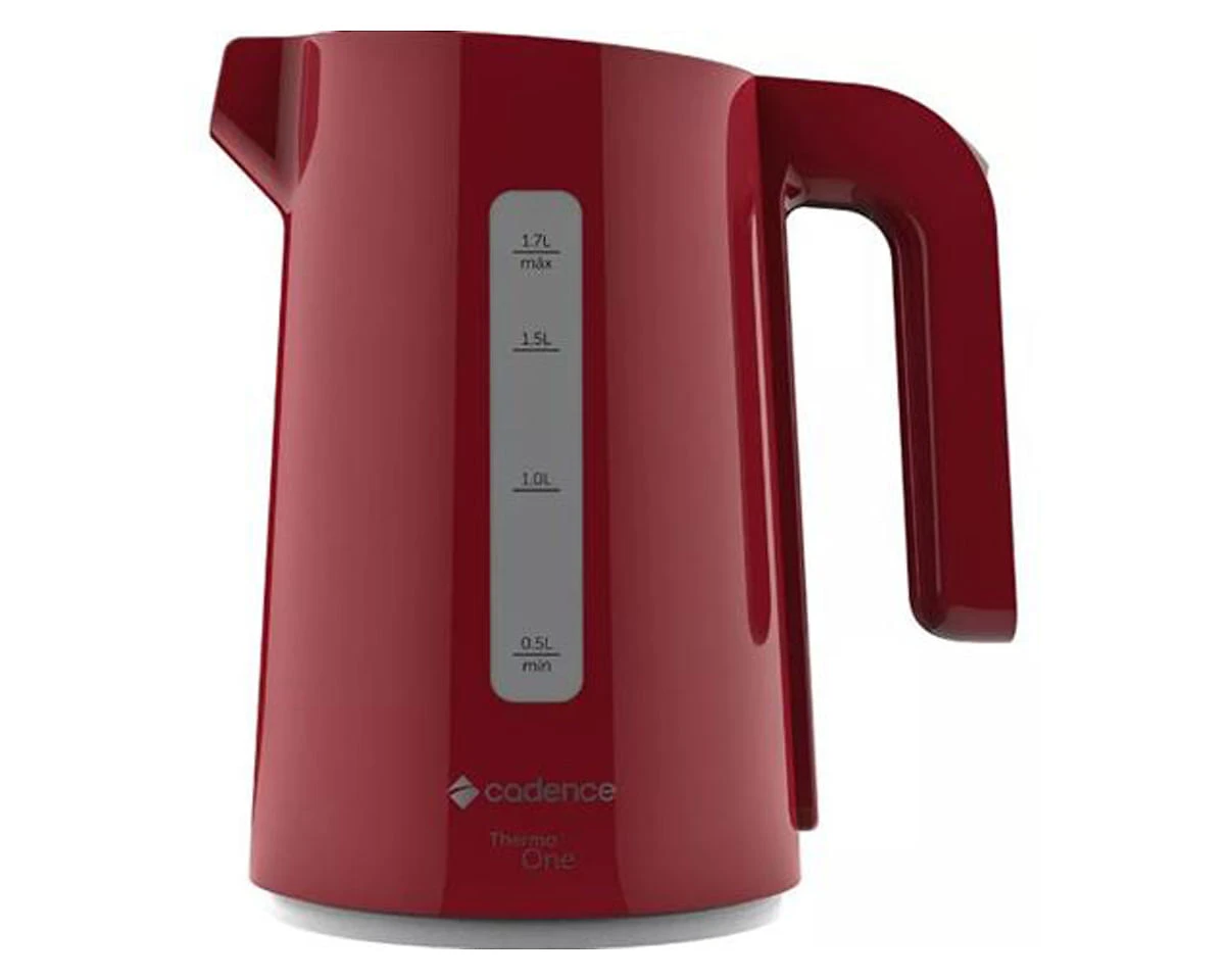 Chaleira Elétrica Cadence Thermo One Colors 1,7L Vermelha