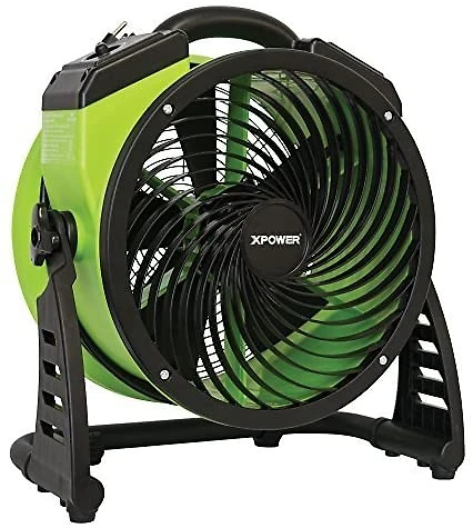 Ventilador de Piso Reforçado Para Sala Inteira XPOWER FC200 4 Velocidades Verde 110V