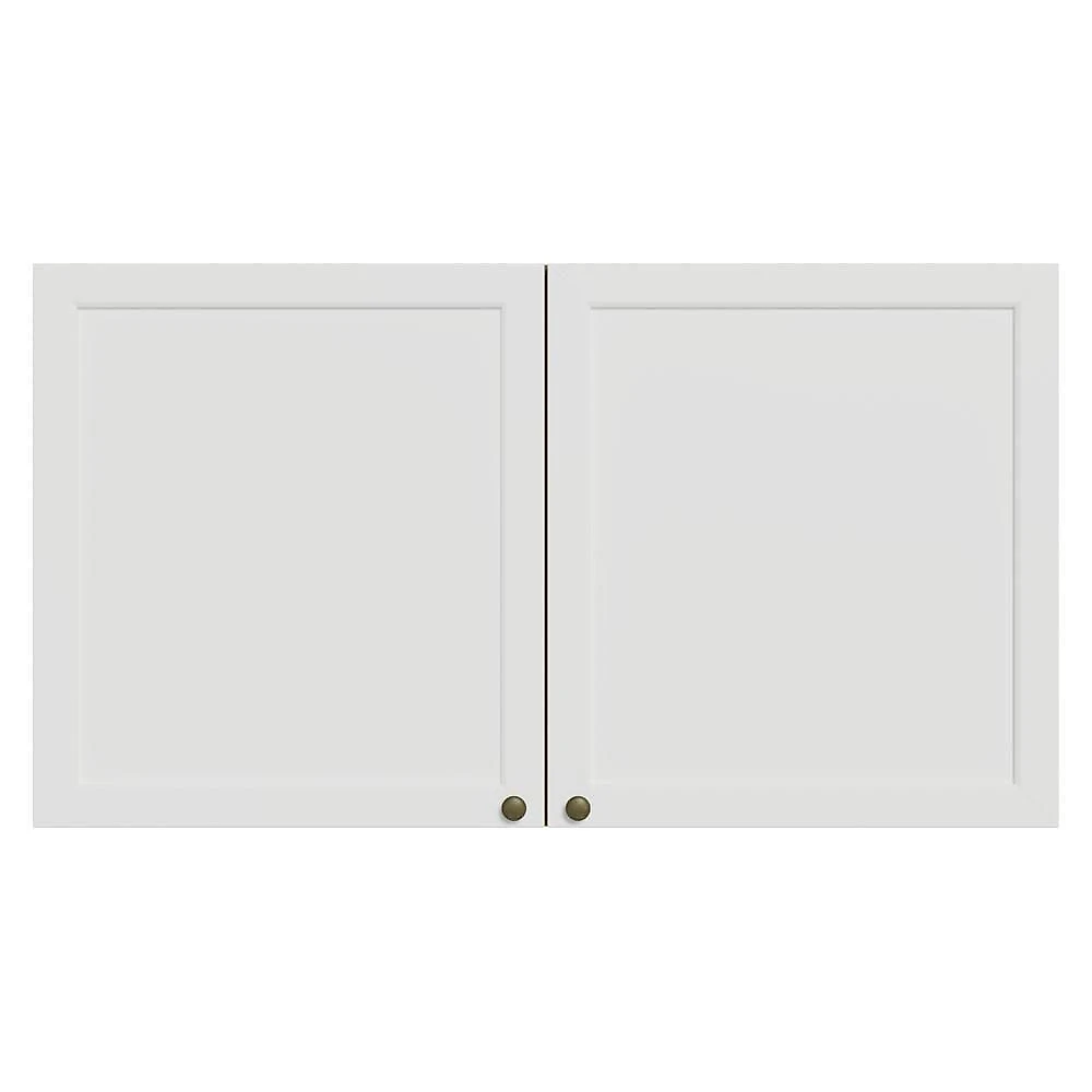 Armário Aéreo 120 Cm 2 Portas Rustic/branco Vik Madesa Rustic/branco