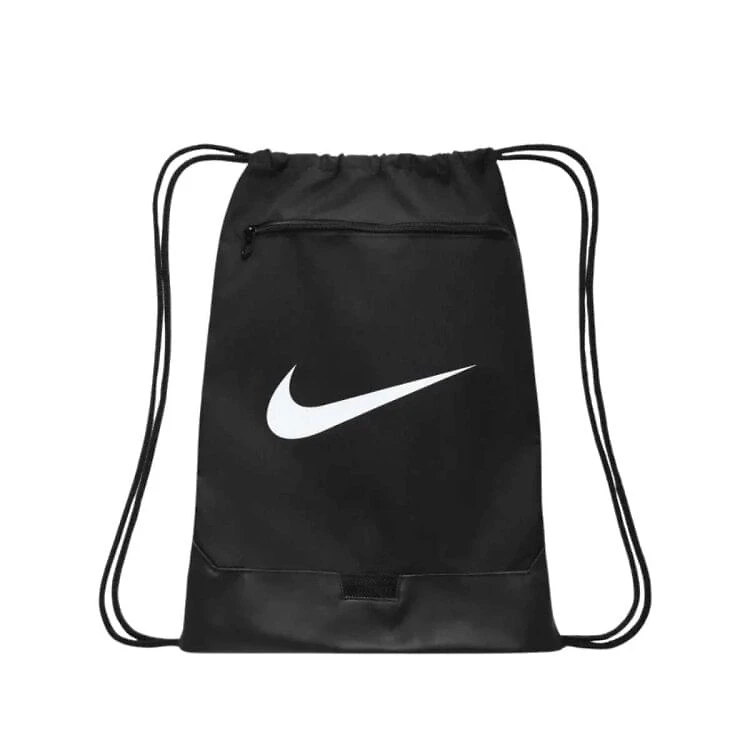 Sacola Nike Brsla Drawstring 95 18L Masculino - Ptobco - PTO/BCO