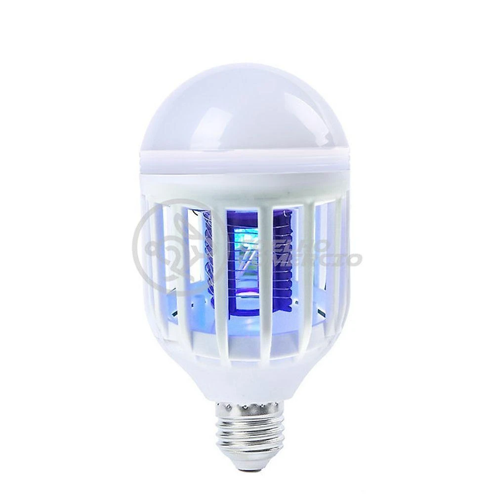 Lâmpada Luz Led Branco 15w Atrai Choque Mosquito