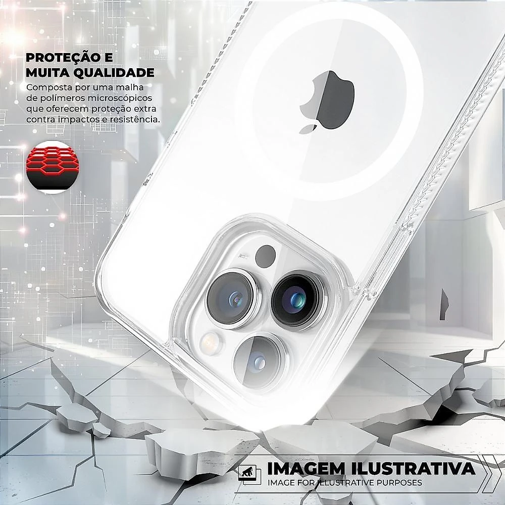 Capa Case Capinha Para Iphone 16 Plus - Anti-slip Magsafe - Gshield