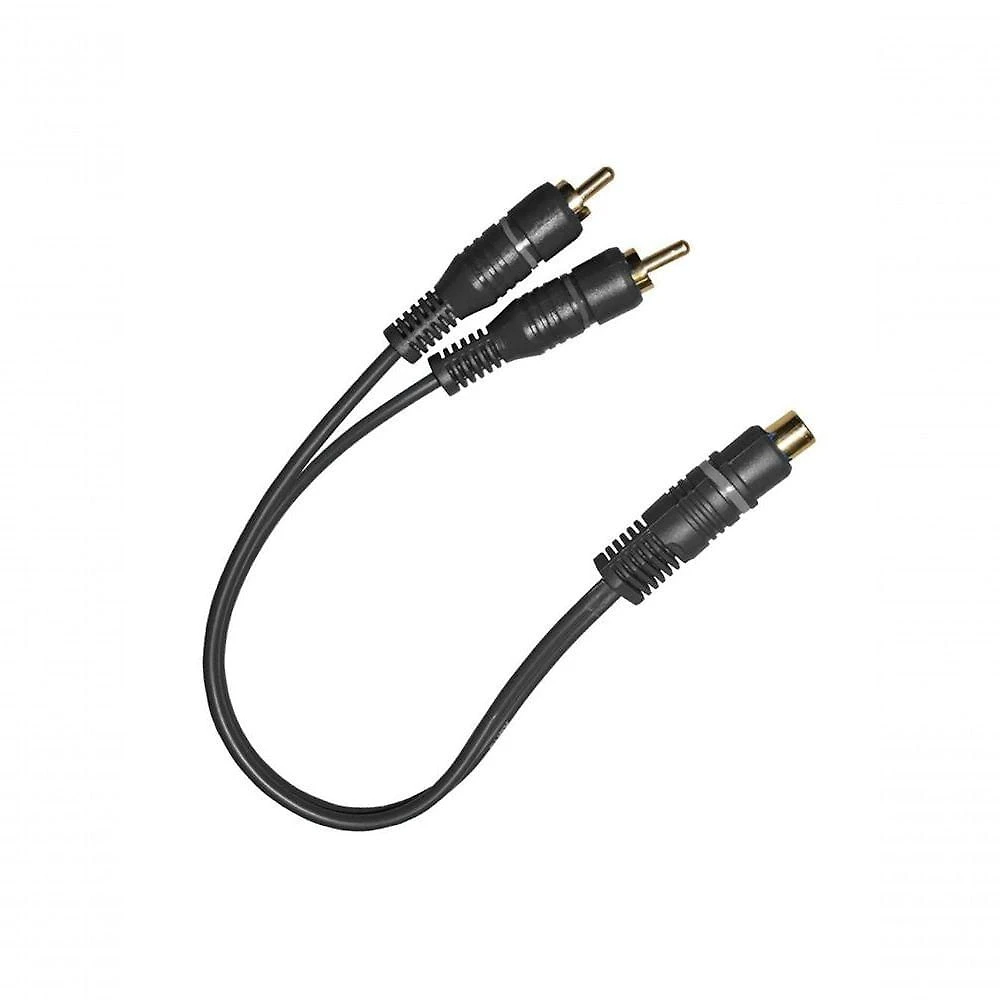 Cabo de Áudio RCA Sparflex TCW 1 RCA Fêmea + 2 RCA Macho 4MM para Som Doméstico, Profissional
