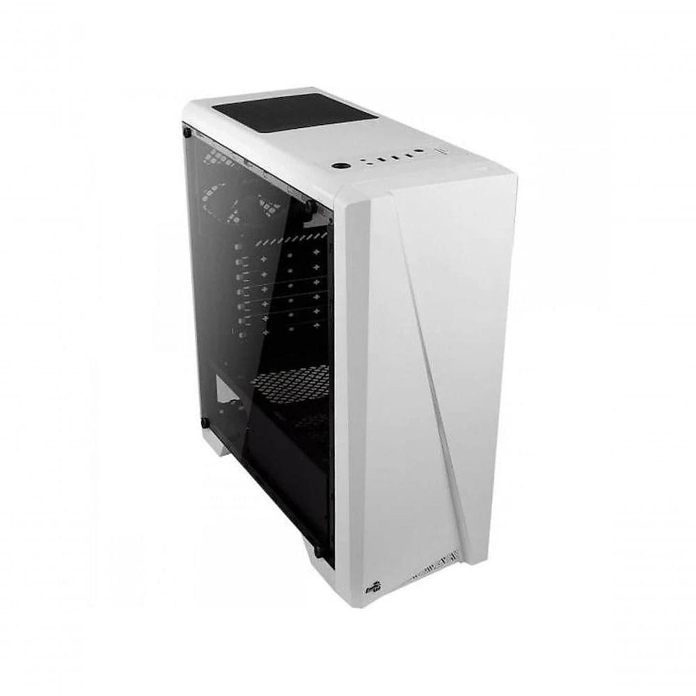 Gabinete Gamer Aerocool Cylon Branco Rgb Lateral Acrílico