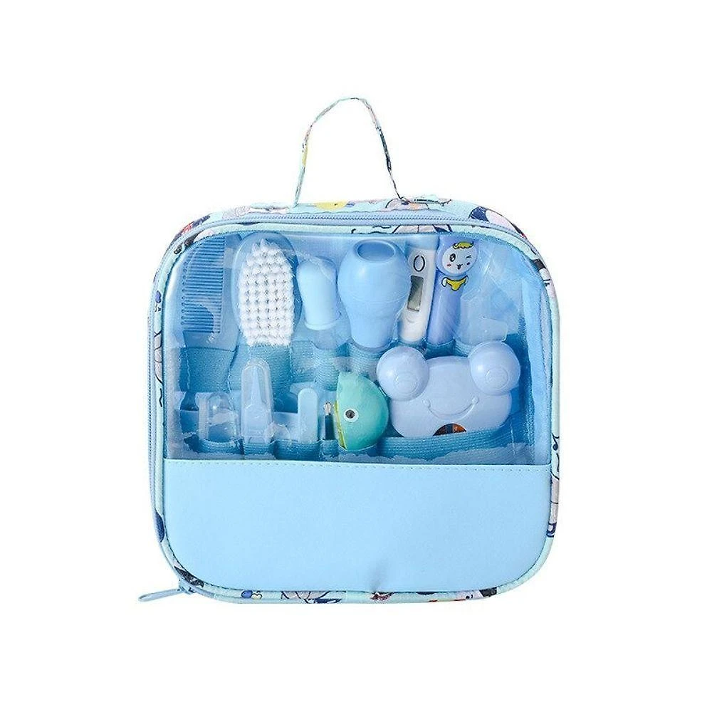 Kit Higiene para Bebê Kit 13 Cuidado Recém Nascido Essencial 13 Peças Azul e Rosa OEM