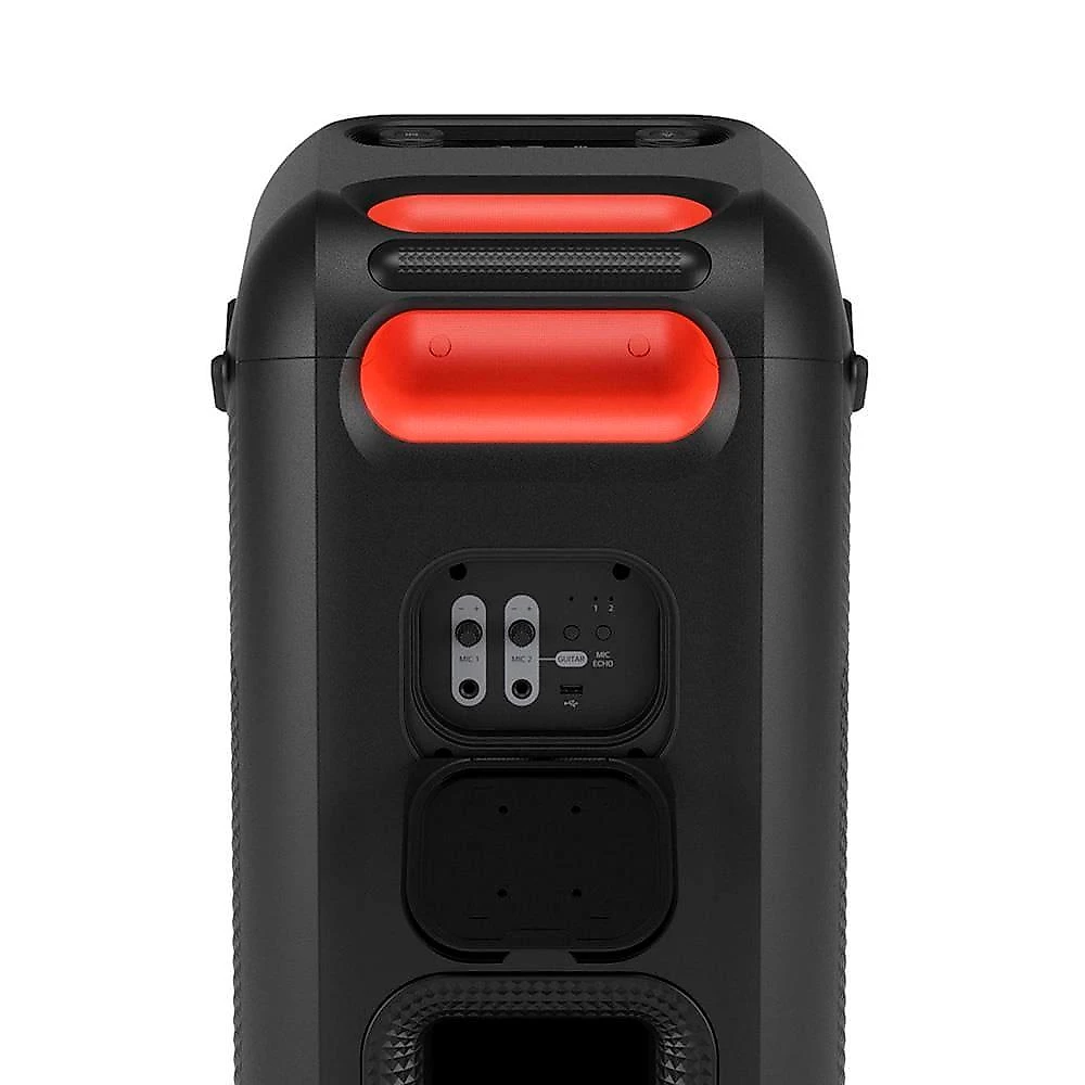 Caixa de som amplificada lg partybox xboom xl9t ipx4 bivolt com bluetooth, alça de transporte e display led 1.000w rms - preta