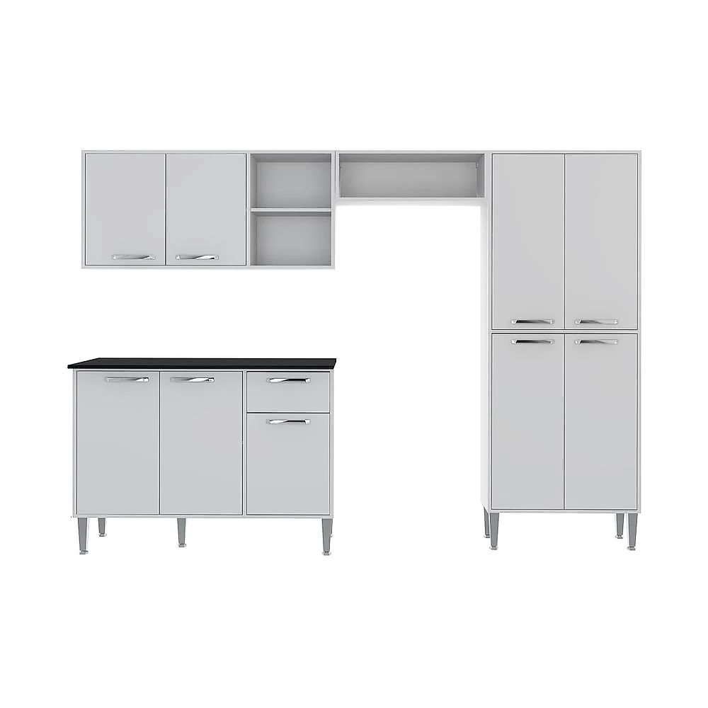 Miniatura Armário de Cozinha Compacta Xangai Multimóveis VM2840 Branco
