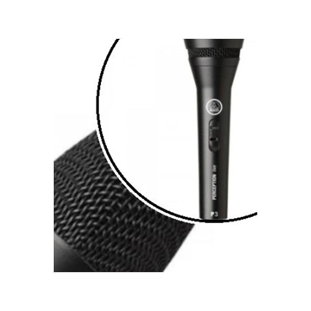 Microfone Instrumental Perception 3S Dinâmico Cardioide Preto AKG webcontinental-9002761026962