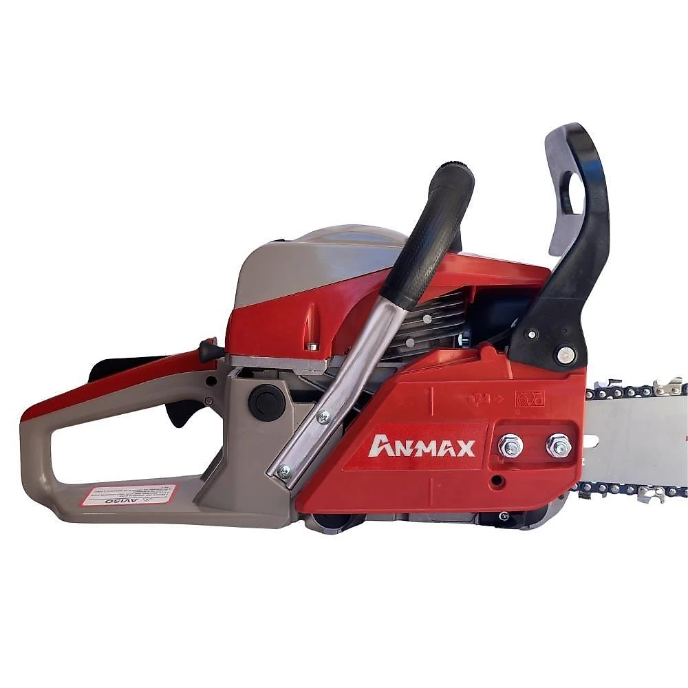 Motosserra Anmax Cs5200b à Gasolina 2t 52cc 2,7hp Sabre 18'' Ponta Rolante Profissional + Óleo Toyama Fg50 500ml