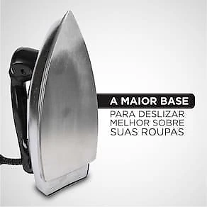Ferro de Passar a Seco Black Decker VFA1110TM2 com Base de Alumínio 110V